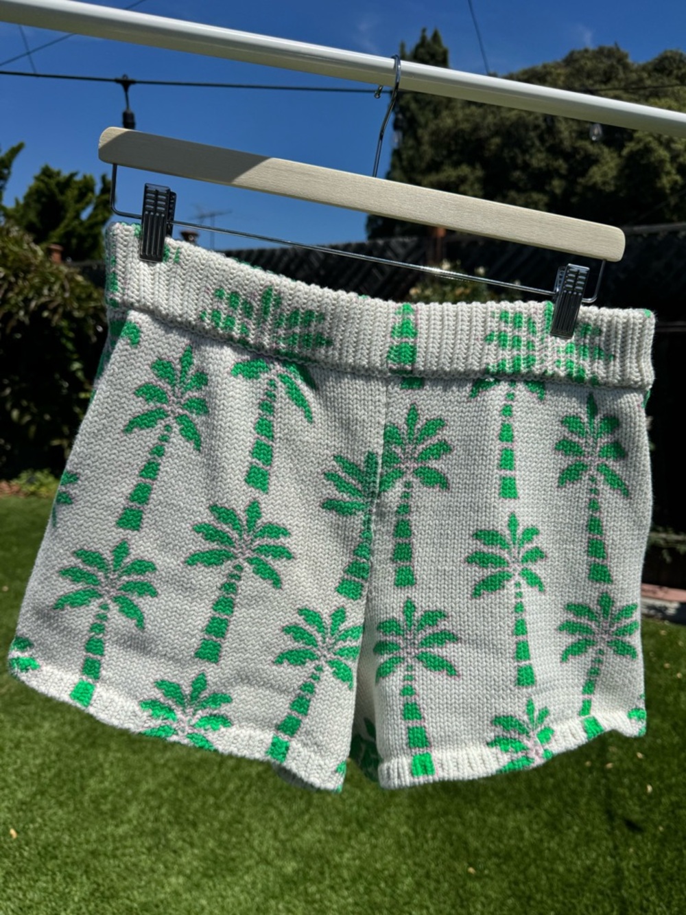 Show Me Your Mumu Boardwalk Shorts in Palm Knit size S